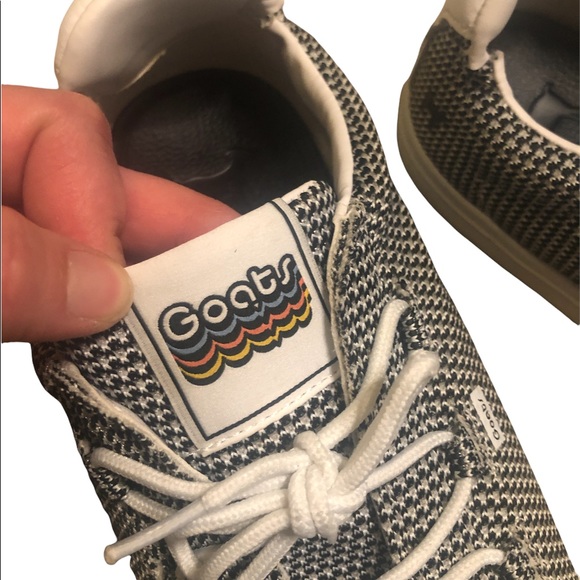 GOATS Black and White Sneakers - Picture 3 of 6